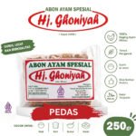 abon ayam spesial hj ghoniyah rasa Pedas copy Abon Ayam Hj Ghoniyah | Lezat Berkualitas Sejak 2009