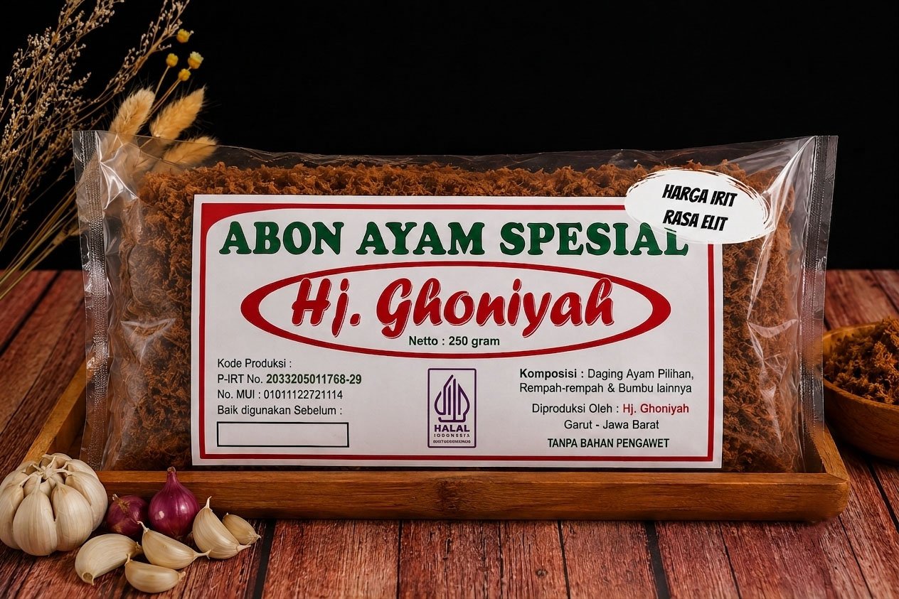abon ayam hj ghoniyah foto